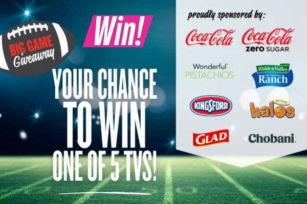 Enter the IGA Big Game Giveaway to Win a FREE TV
