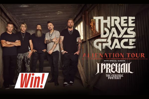 Win a VIP Trip to See Three Days Grace LIVE