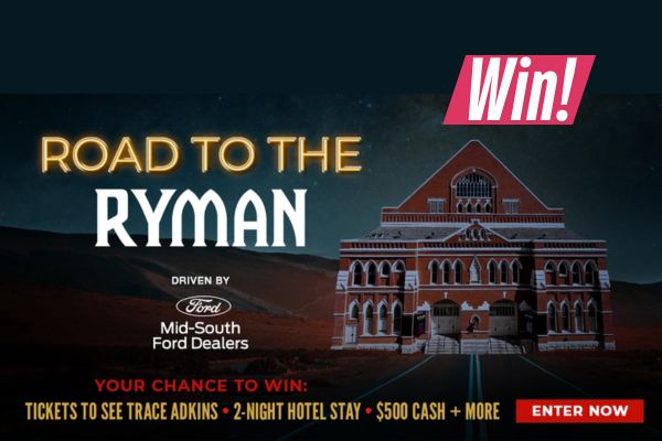 Your Road to the Ryman: Win Tickets to see Trace Adkins