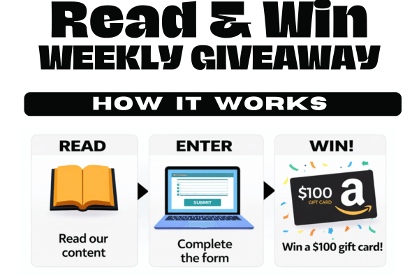 How Our Read & Win Weekly Giveaway Works