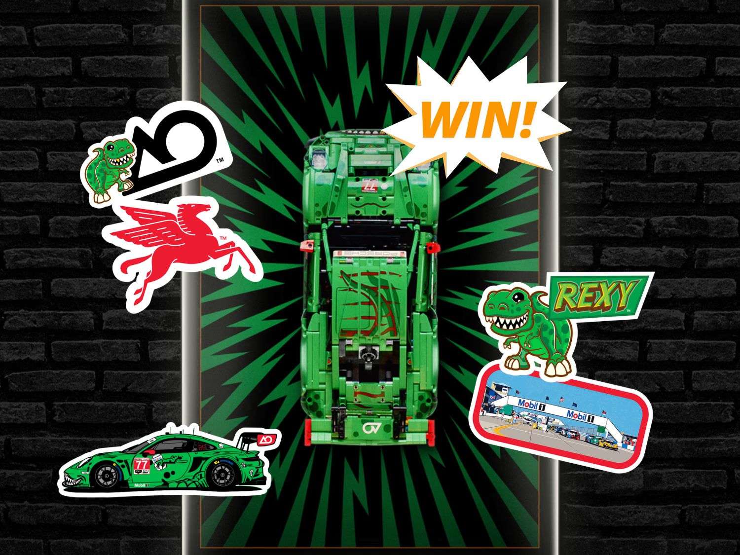 15 Free LEGO Technic Porsche Kits to Giveaway