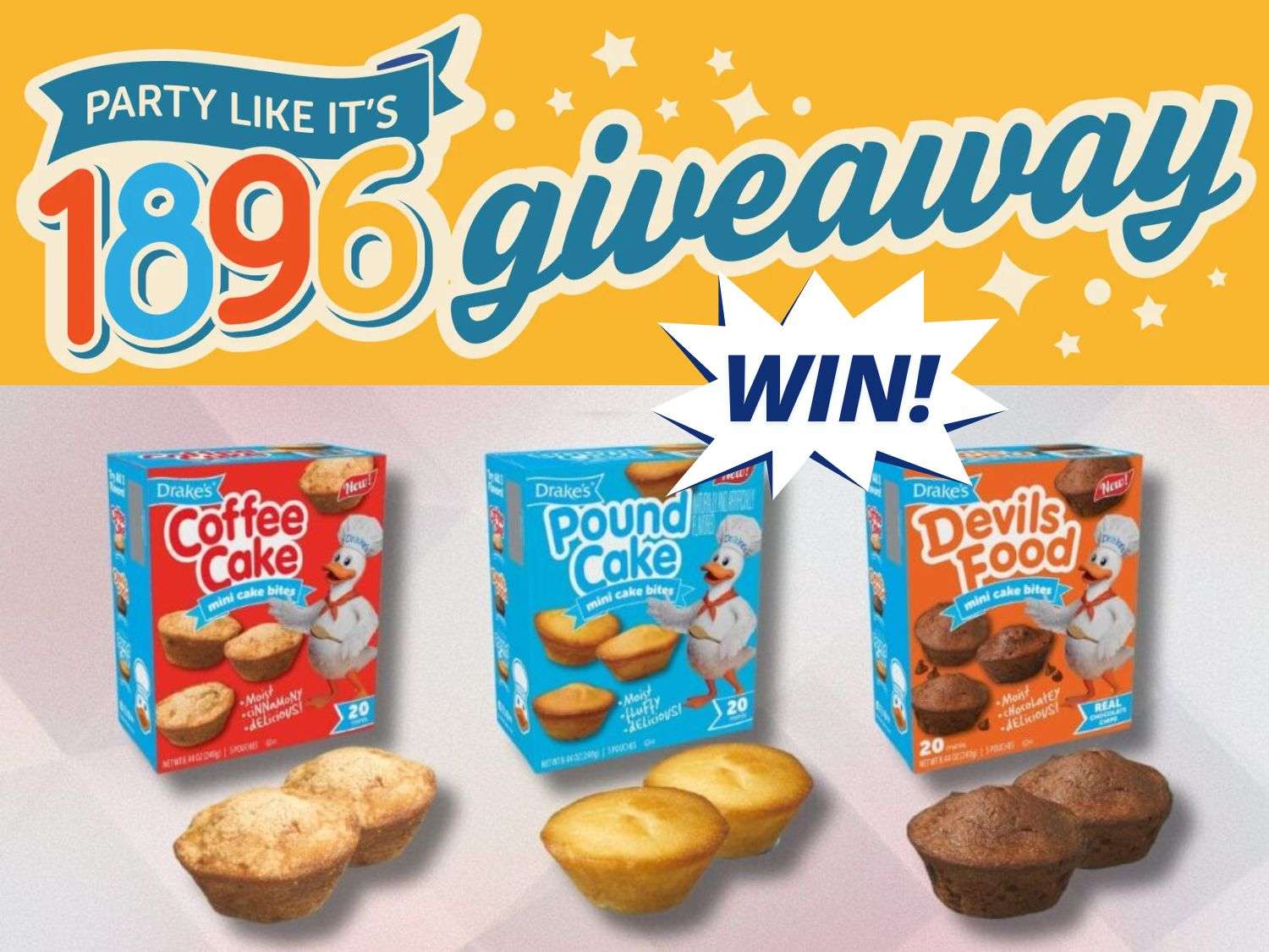 Enter to Win the Drake’s Cakes 130th Birthday Celebration Giveaway