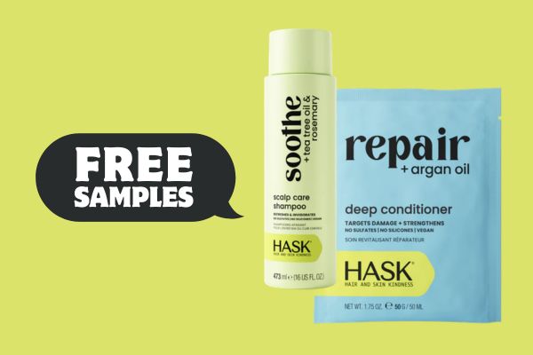 Free HASK Hair Shampoo and Conditioner Samples