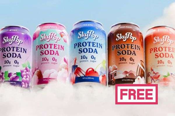 Free SkyPop Protein Soda