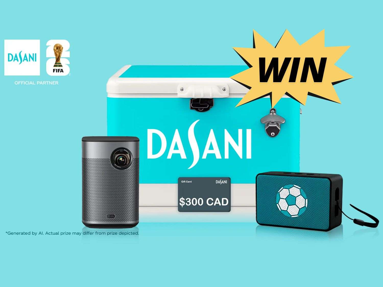 Instantly Win Dasani x FIFA Prizes