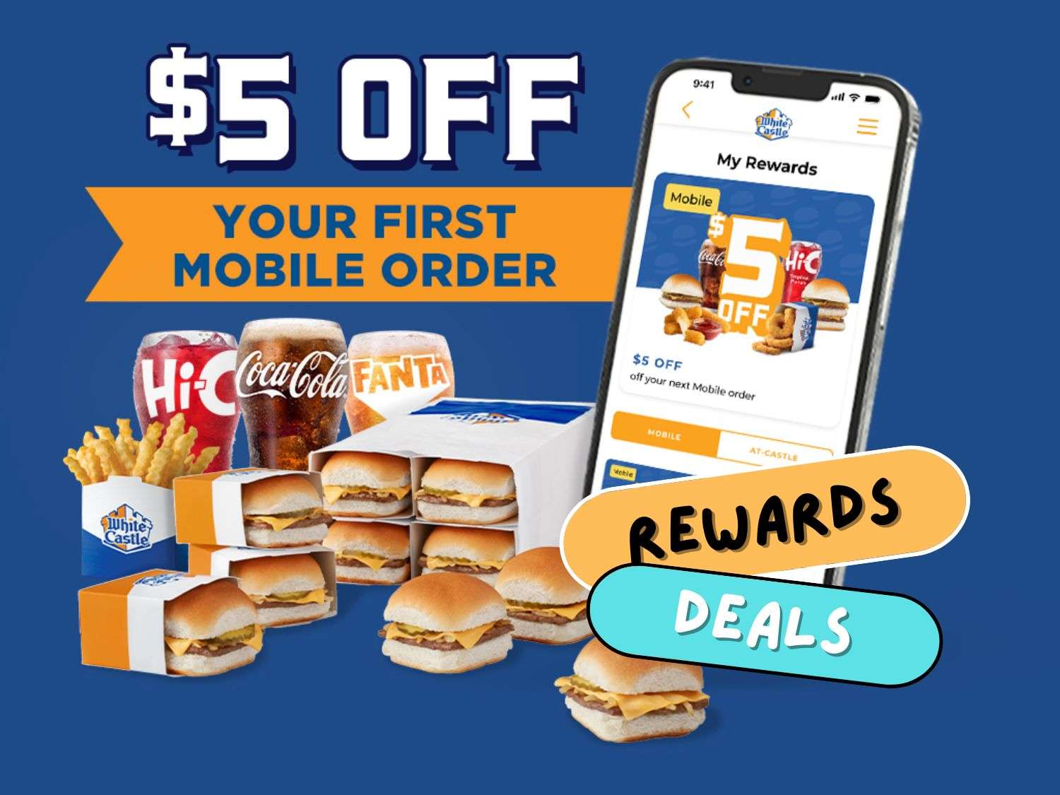 $5 Off Your First Mobile Order at White Castle