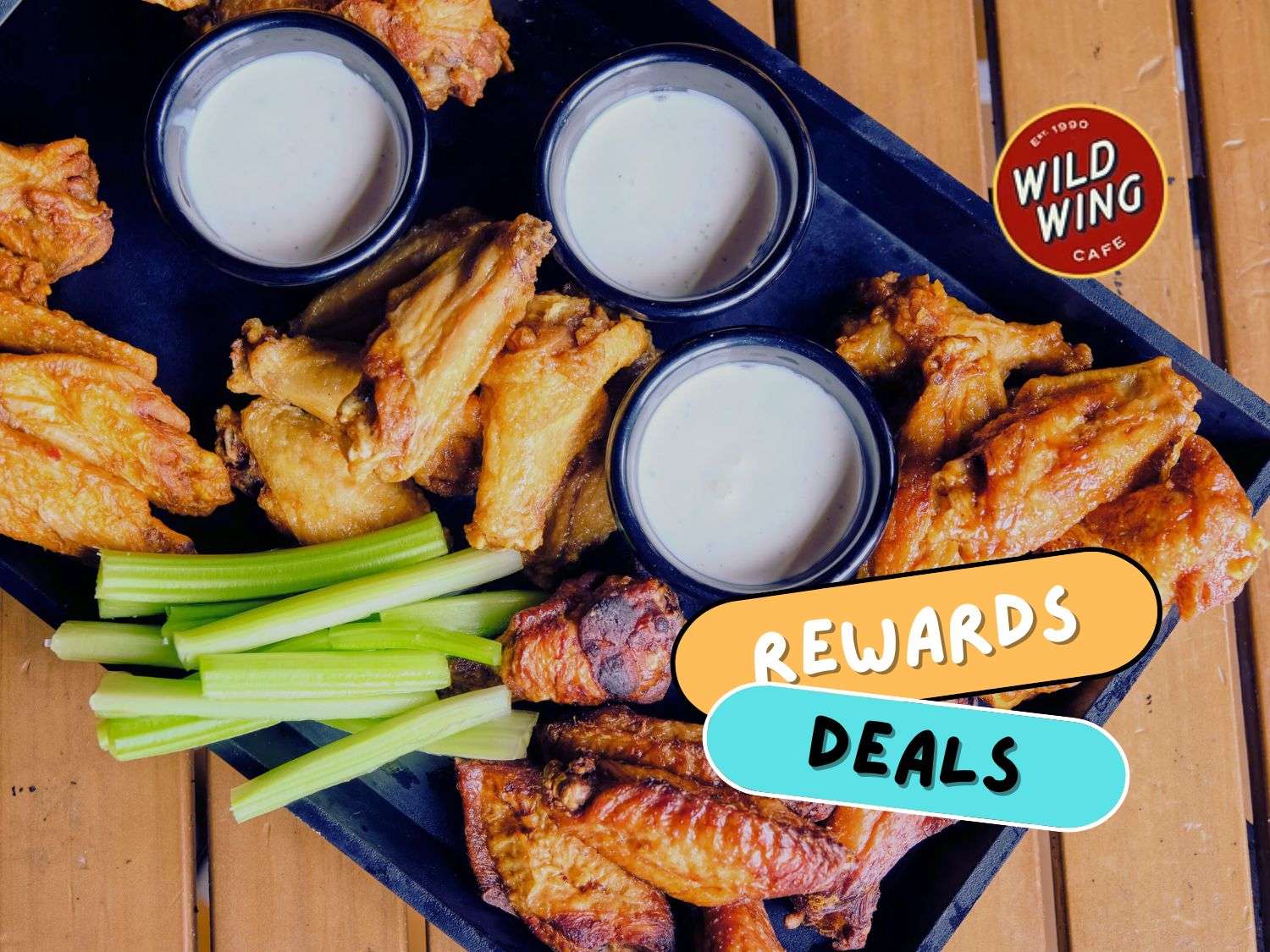FREE 6-Piece Wings with $5 Purchase at Wild Wing Cafe