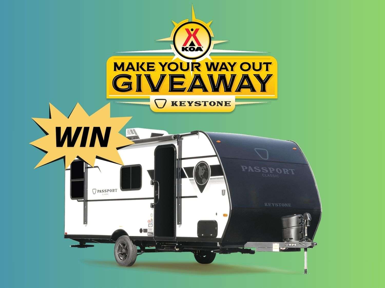 Win a Keystone Passport 160BHC RV