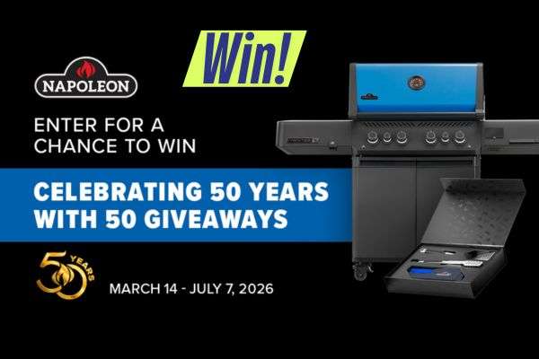 Win A Napoleon 50th Anniversary Grill