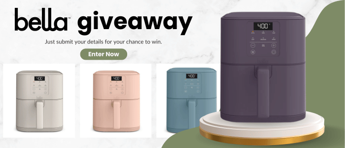 Say Goodbye to Soggy Leftovers: Win a Bella Slim Air Fryer!