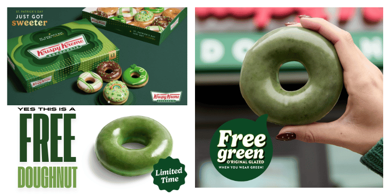 Score a Free Green O’riginal Glazed® Doughnut This St. Patrick’s Day