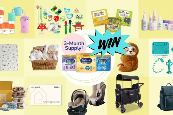 Win Over $6,300 in Mom & Baby Essentials