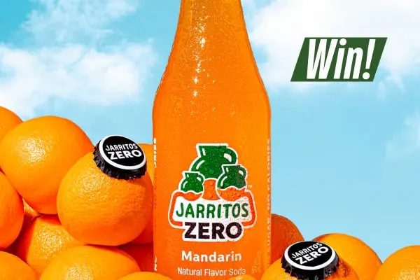 800 Free Jarritos Zero Mandarin Available