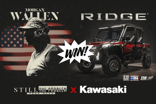 Win a Kawasaki RIDGE Crew UTV