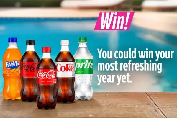 4 People Will Win A 1-Year Supply Of Coca Cola