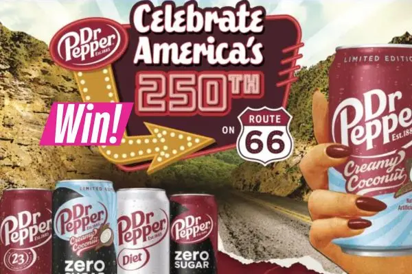 Win a $40,500 Ford Bronco – Dr Pepper “Route 66” Sweepstakes (Select States Only)