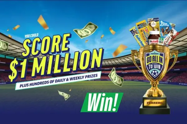 Win $1,000,000 – Ferrero “Go All In” Sweepstakes
