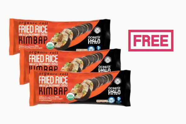 Free Ocean’s Halo KBBQ Fried Rice Roll