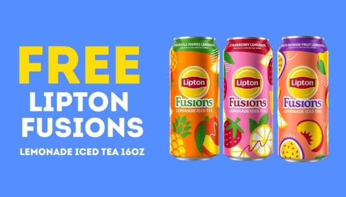 FREE Lipton Fusions Lemonade Iced Tea
