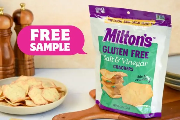 Free Bag of Milton’s Gluten-Free Crackers