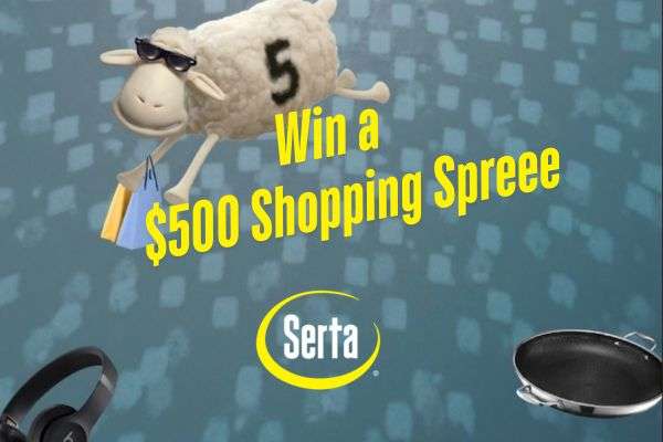 Serta’s 2026 Sheepstakes: Win A $500 Shopping Spree