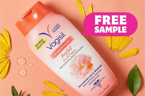 Free Vagisil Peach Papaya Feminine Wash Sample