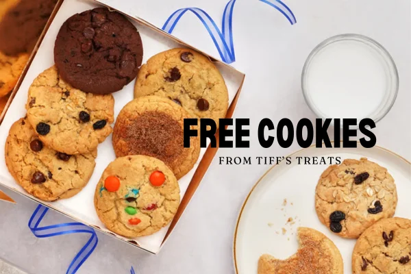 Get 6 FREE Cookies from Tiff’s Treats