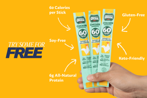 Free Mighty Spark Chicken Snack Sticks (4ct)