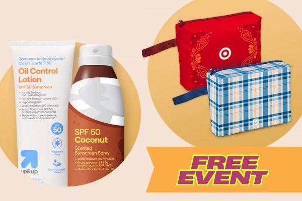 Target Summer Kickoff Event — Beach Pouch Giveaway + Sun Care Treats