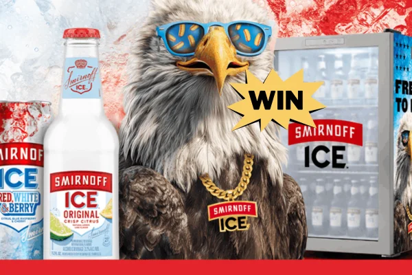 Win a Smirnoff Ice-Branded Mini Fridge ($190 Value)