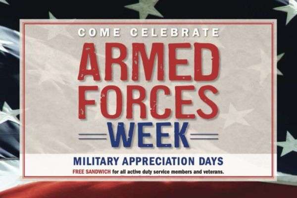 Free Sandwiches at Mission BBQ for Service Members